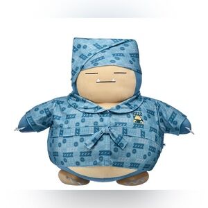 NEW 16” Pokemon Snorlax with Sound, Cozy Robe and Sleeping Cap